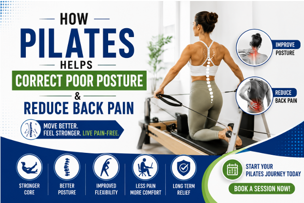 How Pilates Helps Correct Poor Posture and Reduce Back Pain