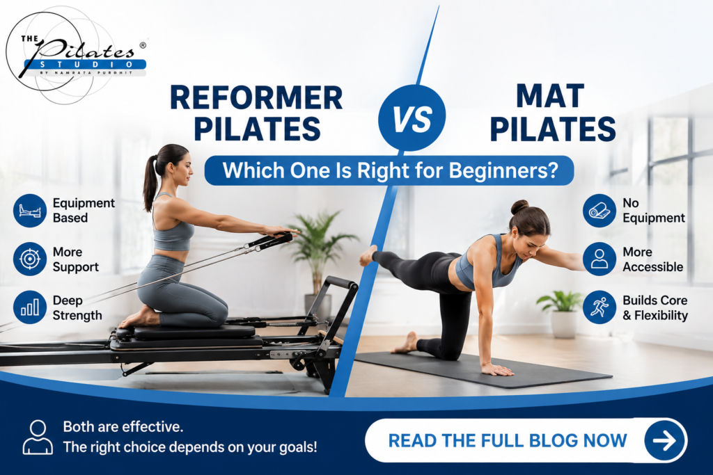 Reformer Pilates vs Mat Pilates: Which One Is Right for Beginners?